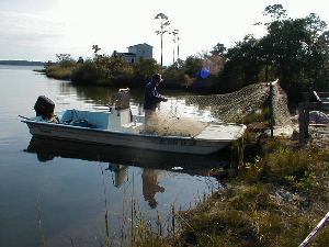 Jimmy Lawrence, Working his Nets